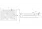 Brodzik prostokątny Sanplast Classic  B/CL, 80x100x15+STB, biały EW