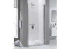 Drywi skryzdowe Sanplast Prestige III 100x195cm, profil srebrny błyszczący, szkło przezroczyste