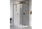Ścianka Walk-In Radaway Modo New Black II Frame 50, 50x200cm, czarny, szkło przejrzyste
