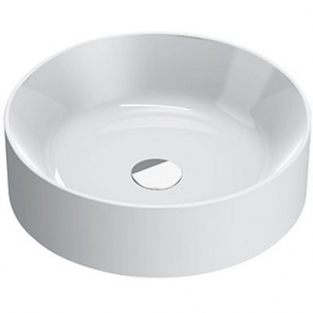 Umywalka Catalano Zero, nablatowa, okrągła, 45cm, biały