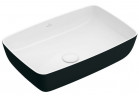 Umywalka nablatowa Villeroy & Boch Artis ,58x38,  bez przelewu,  TitanCeram, coal black, 417258BCT8