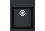 Zlewozmywak Franke 1-komorowy Sirius SID 610-40 Tectonite 43x53cm wbudowywany - onyx