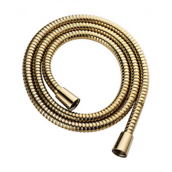 Wąż prysznicowy Omnires w osłonie stalowej 1,25 m - złoto