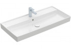 Umywalka meblowa Villeroy&Boch Collaro, 100x47cm, z przelewem, CeramicPlus, Weiss Alpin