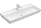 Umywalka meblowa Villeroy&Boch Collaro, 100x47cm, bez przelewu, CeramicPlus, Weiss Alpin