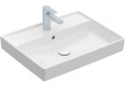 Umywalka Villeroy&Boch Collaro, 60x47cm, z przelewem, CeramicPlus, Weiss Alpin