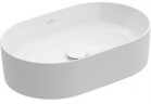 Umywalka nablatowa Villeroy&Boch Collaro, 56x36cm, bez przelewu, CeramicPlus, Stone White