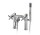 Bateria wannowo-natryskowa 2-otworowa Omnires Modern - chrom