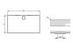 Brodzik prostokątny HUPPE EasyFlat, 180x90cm, biały mat