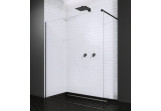 Ścianka prysznicowa Walk-In Radaway Modo X Black II 120, przejrzysta, 1185-1195x2000mm