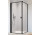 Drzwi prysznicowe Radaway Nes Black KDJ I Frame 80, lewe, czarna ramka, 800x2000mm