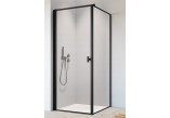 Drzwi prysznicowe Radaway Nes Black KDJ I Frame 80, lewe, czarna ramka, 800x2000mm