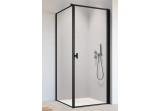 Ścianka boczna S1 Radaway Nes Black KDJ I Frame 90, czarna ramka, 900x2000mm