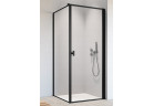 Ścianka boczna Radaway Nes Black KDJ I Frame 90, czarna ramka, 900x2000mm