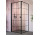 Drzwi prysznicowe Radaway Nes Black KDJ I Factory 90, lewe, czarny wzór, 900x2000mm