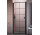 Drzwi prysznicowe wnękowe Radaway Nes Black DWJ I Factory 80, czarny wzór, lewe, 800x2000mm