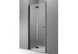 Drzwi prysznicowe wnękowe Radaway Nes Black DWB 70, składane, lewe, 700x2000mm