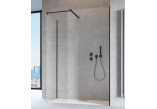Ścianka do kabiny prysznicowej Radaway Modo X Black III, przejrzysta, czarny profil, 550x2000mm