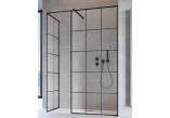 Ścianka do kabiny prysznicowej Radaway Modo X Black III Factory, czarny wzór, 550x2000mm