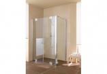 Drzwi prysznicowe Kermi Pasa XP 110x185cm, wahadłowe, dwuskrzydłowe, z polami stałymi- sanitbuy.pl
