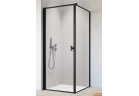 Ścianka boczna S1 75 Radaway Nes Black KDJ I, przejrzysta, 750x2000mm, czarny profil
