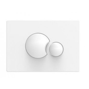 Przycisk WC Sanit S706, dwudzielny, biały