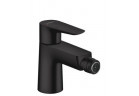 Bateria bidetowa 1-uchwytowa Hansgrohe Talis E wys. 158 mm, komplet odpływowy, czarny mat