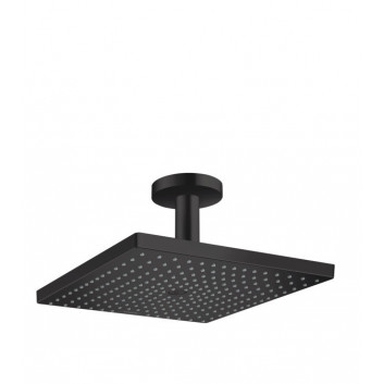 Deszczownica Hansgrohe Raindance E 300 1jet, 30x30cm, przyłącze sufitowe, czarny mat