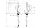 Bateria kuchenna Hansgrohe Focus 280, jednouchwytowa, obracana wylewka, czarny mat