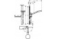 Zestaw prysznicowy Hansgrohe Rainfinity 130 3jet, drążek 90cm z mydelniczką, chrom