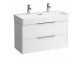 Szafka pod umywalkę Laufen Base for Val, dwie szuflady, 120cm, biały mat