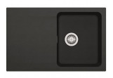 Zlewozmywak Franke Orion OID 611-78 Tectonite do zabudowy, jednokomorowy,  78x50cm - onyx