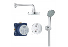 Zestaw prysznicowy Grohe Grohtherm, podtynkowy, deszczownica 160mm, bateria termostatyczna, chrom