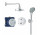 Zestaw prysznicowy Grohe Grohtherm, podtynkowy, deszczownica 160mm, bateria termostatyczna, chrom