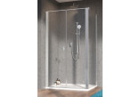 Drzwi prysznicowe Radaway Nes DWD+S 100, przejrzyste, 1000x2000mm, profil chrom