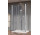 Drzwi prysznicowe Radaway Nes DWD+2S 80, przejrzyste, dwuskrzydłowe, 800x2000mm, profil chrom