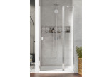 Drzwi prysznicowe do wnęki Radaway Nes DWJ II 80, przejrzyste, prawe, 780-810x2000mm, profil chrom