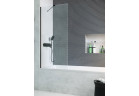 Parawan nawannowy Radaway Modo New Black PNJ 90, szkło przejrzyste, 900-910x1500mm, czarny profil