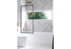 Parawan nawannowy Radaway Modo New Black PNJ Frame 60, szkło przejrzyste, czarna ramka, 600-610x1500mm, czarny profil