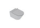 Miska WC wisząca Catalano Newflush, bezkołnierzowa, satin cement