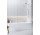 Parawan nawannowy Radaway Euphoria PND 110, prawy, szkło przejrzyste, 1100-1110x1500mm, profil chrom