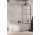 Parawan nawannowy Radaway Idea Black PNJ Factory 100, szkło przejrzyste, czarny wzór, 1000-1010x1500mm, czarny profil