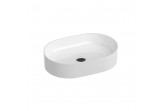 Umywalka nablatowa Ravak Ceramic Slim O, 55x37cm, owalna, biała