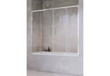 Parawan nawannowy Radaway Idea PN DWD 140, rozsuwany, szkło przejrzyste, 140x150cm, profil chrom