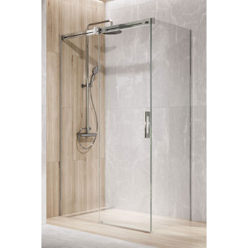 Front kabiny prysznicowej Radaway Espera Pro KDJ 100, lewy, 1000x2000mm, profil chrom