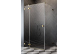 Drzwi kabiny Radaway Essenza Pro Gold KDJ 80, lewe, 800x2000mm, szkło przejrzyste, złoty profil