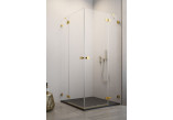 Część prawa kabiny Radaway Essenza Pro Gold KDD, 800x2000mm, szkło przejrzyste, złoty profil