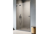 Drzwi prysznicowe do wnęki Radaway Essenza Pro Black DWJ 100, lewe, 1000x2000mm, czarny profil