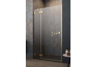 Drzwi prysznicowe do wnęki Radaway Essenza Pro Gold DWJ 120, lewe, 1200x2000mm, złoty profil
