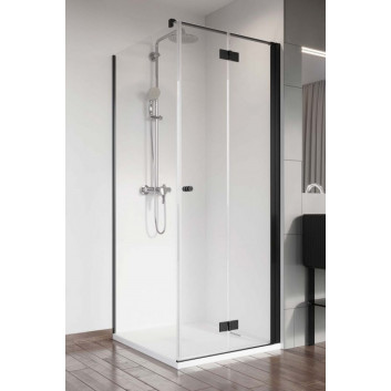 Drzwi do kabiny prysznicowej Radaway Nes 8 Black KDJ I 100, prawe, 1000x2000mm, czarny profil